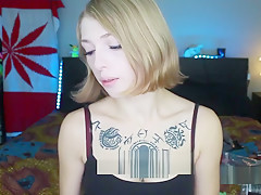 Unboxing and fucking HUGE bad dragon dildo, stuffs pussy with mini dildos