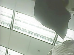 Upskirt at store