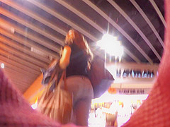 Upskirt at the mall