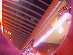 Upskirt at the mall