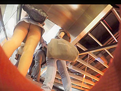 Upskirt at the mall