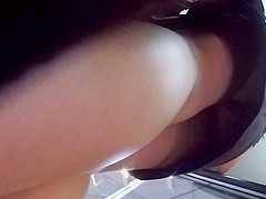 Upskirt in Black