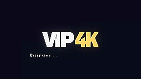 VIP4K  Black-haired babe fucked after cunnilingus and creampied from behind