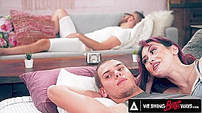 WE SWING BOTH WAYS - Gorgeous Audrey Noir Fucks With Her Ex And Boyfriend In A Bisexual Threesome
