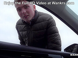 Wank me in the Car! Twinks Rico Loko and Nico Vegas for Wankrs