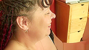 Watch POV 3some with old lady and boys