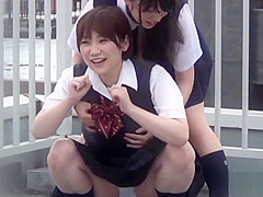 Weird asian students 18+ pee