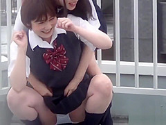 Weird asian students 18+ pee