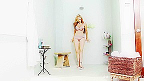 Wet Busty MILF Julia Ann Finger Fucks in Soaked Lingerie