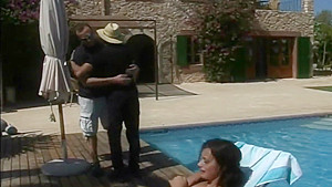 Whipping by the pool