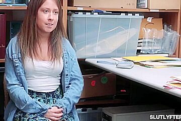 Whitneys Pussy Grips Around Officers Cock With Whitney Wright