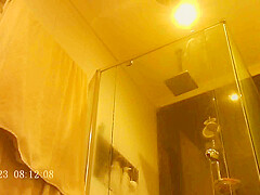 Wife in shower 2