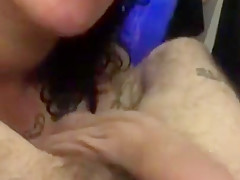 Wife sucks husband off