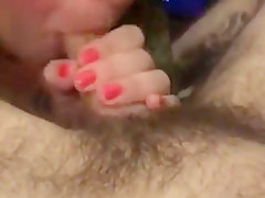 Wife sucks husband off