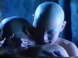 Woman gets shaved bald by monk