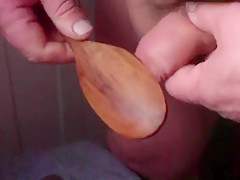 Wooden spoon foreskin with 7 ball bearings