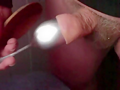 Wooden spoon foreskin with 7 ball bearings