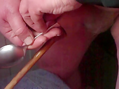 Wooden spoon foreskin with 7 ball bearings