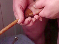 Wooden spoon foreskin with 7 ball bearings