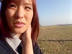YOU MUST SEEE!!!!Japanese blowjob swallow public