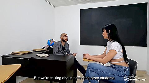 Yenifer Chacon And Soldier Huge Cock In Step mom Worried About Her Step daughters Grades