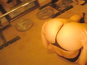 Yoga in a Thong