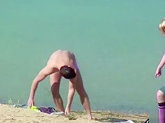 Young German Couple Fuck at Beach of Hamburg