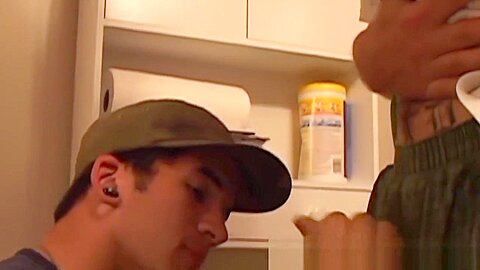 Young gay jock bent over and pounded by alt casting agent