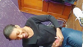 Young lady was scared to suck dick   but does anyway