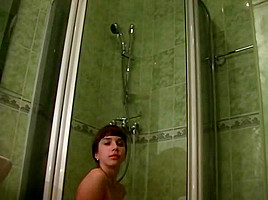 Yulia-Hard Nipples in See-Through Shirt