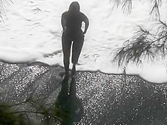a day above the nude beach