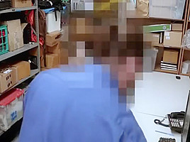 a policeman interrogates a thief