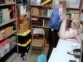 a policeman interrogates a thief