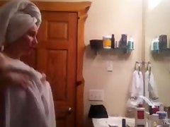 after shower milf