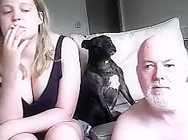 amateur junior girl old man