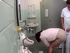 at toilet in massages room