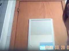 bathroom spy, changing bathing suit