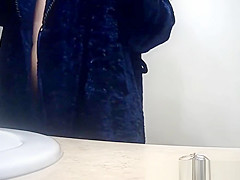 before and after shower