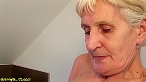 big cum load shot in grandmas eye