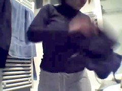 big tits after shower