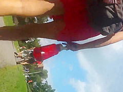 candid red dress