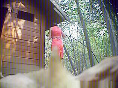 catches two hot chicks pissing