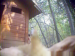 catches two hot chicks pissing