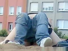 couple caught fucking in the beach