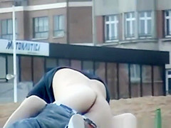 couple caught fucking in the beach
