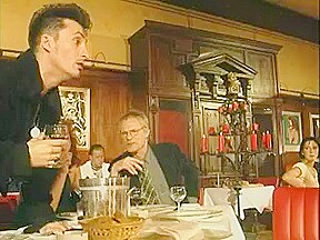 crunk guys start a super orgy in a restaurant