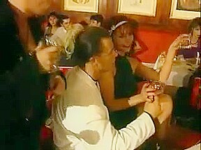 crunk guys start a super orgy in a restaurant