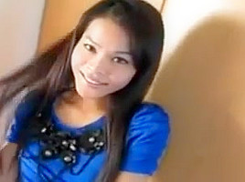 cute long ahir asiam ladyboy in solo