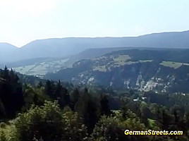 german babe picked up for anal in nature