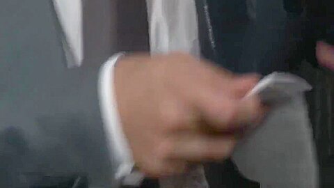 gloryhole with 2 suit guys